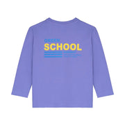 Langarmshirt mit „School“-Print am Rücken