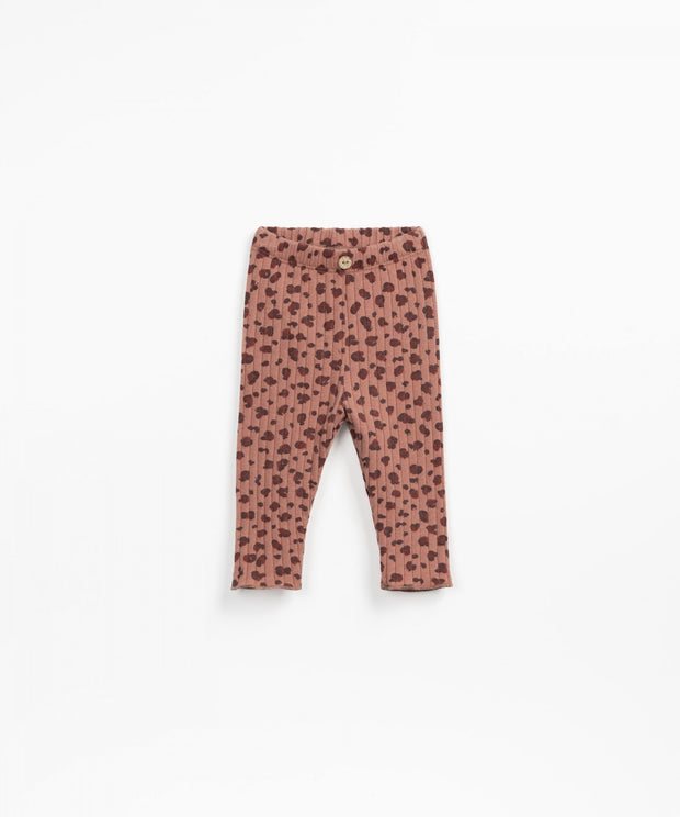 Legging Baby mit Leo-Print