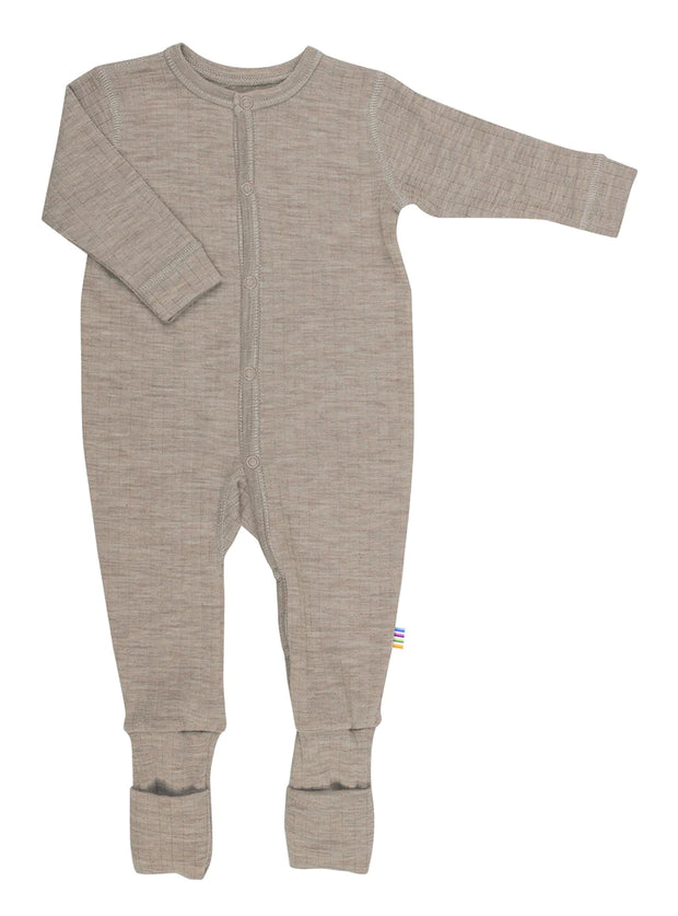 Schlafanzug Nightsuit 2in1 Foot Basic Merino Wool