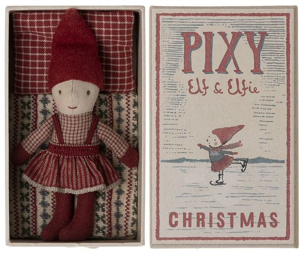 Pixy Elf / Elfie in der Streichholzschachtel