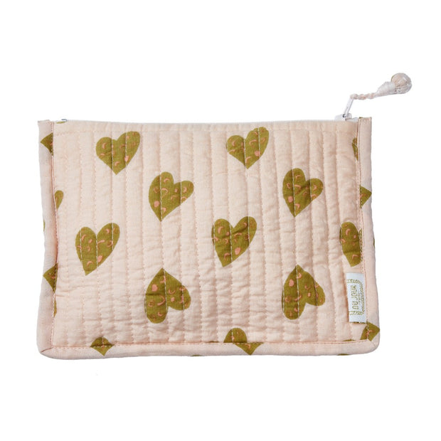 Small Pouch mit Herzen