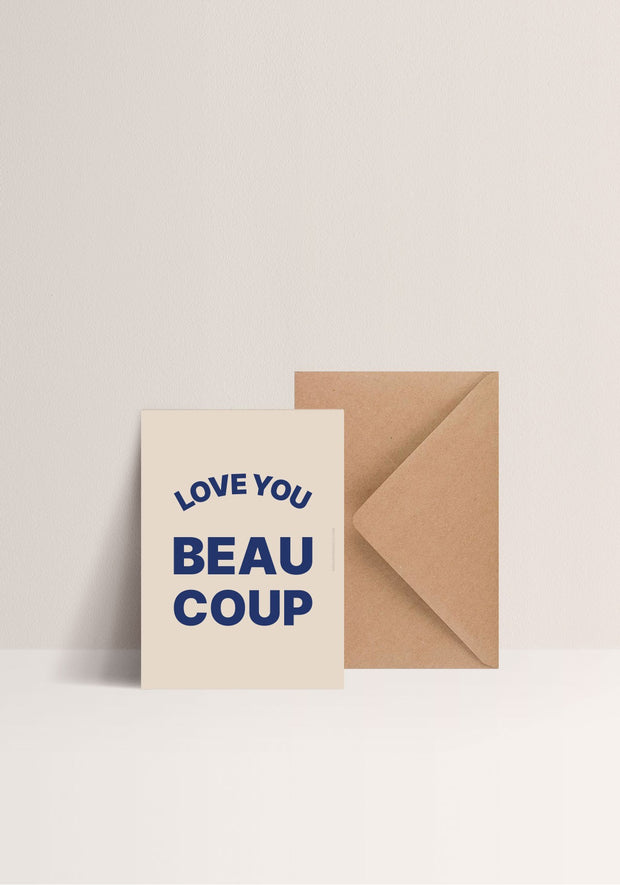 Wunschkarte Love You Beau Coup