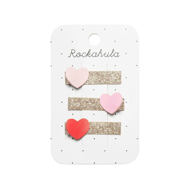 Haarspangen Set Heartbreaker Glitter