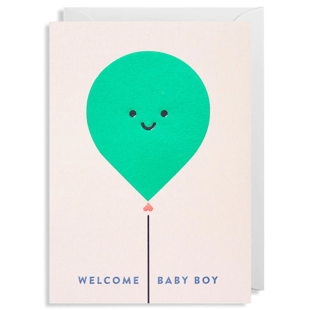 Wunschkarte Welcome Baby Boy