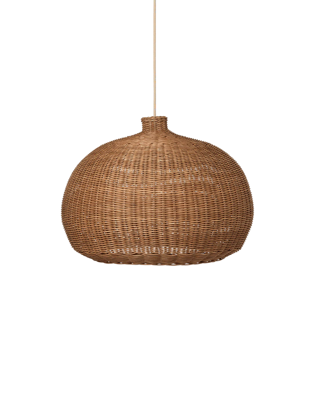 Braided Lampshade Belly Natural